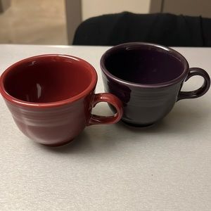 Set of two fiesta mugs